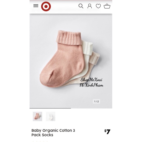 SÉT 3 ĐÔI TẤT BABY NGUYÊN TEM MÁC CHO BÉ SIZE từ 6 tháng đến 5 tuổi