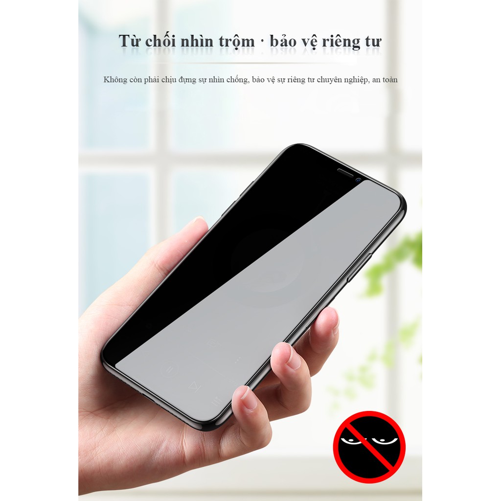 [Kính cường lực chống nhìn trộm] Miếng dán màn hình chống nhìn trộm dành cho Iphone 6/7/8/X/11 6Plus 7Plus 8Plus XS MAX