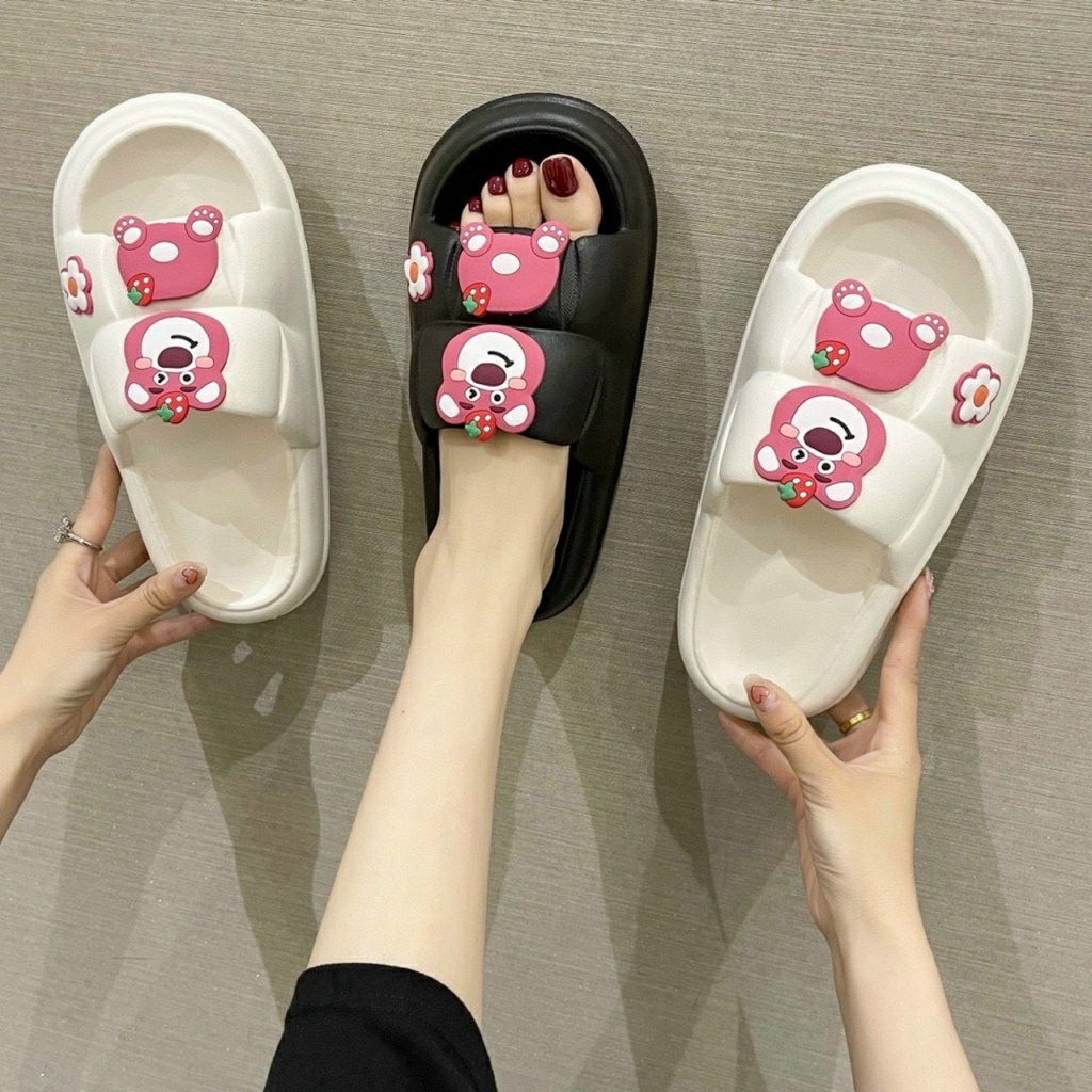 Dép bánh mì nữ, dép đế độn siêu nhẹ chất liệu EVA size kép 36-41