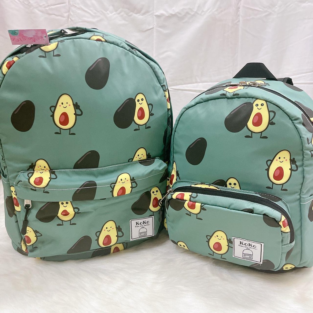 Balo hoạt hình vải dù polyster nhỏ lớn cao cấp Thái Lan