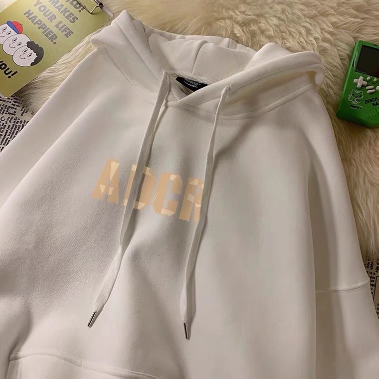 Áo hoodie Dáng Rộng In Chữ Phong Cách Hip Hop Đường Phố Nhật Bản Cá Tính Cho Nam Cỡ M-5XL