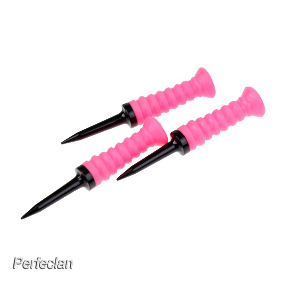 Set 3 Phụ Kiện Giữ Bóng Golf Bằng Cao Su 83mm Linh Hoạt Màu Sắc Ngẫu Nhiên