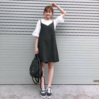 Set yếm kèm áo - set yếm nữ ulzzang