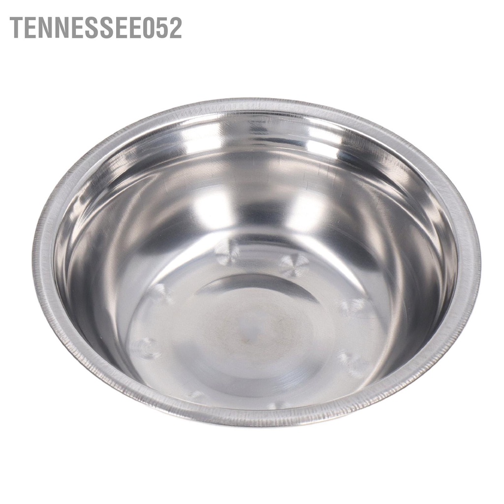 Tennessee052 Treo bát đựng thức ăn cho thú cưng Làm dày bằng thép không gỉ Cố định lồng Bát đơn chó mèo