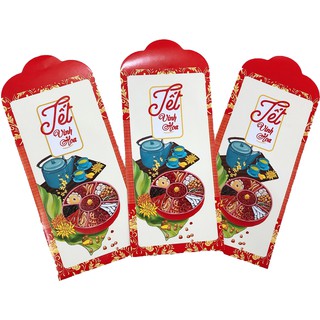 Combo 10 Bao Lì Xì Tết Tấn Sửu Mẫu Đẹp Độc Lạ- Chọn Mẫu