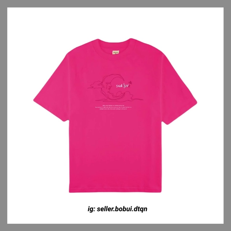 ÁO THUN SADBOIZ - SADLUV HỒNG