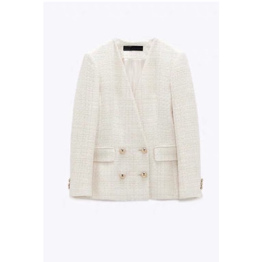 ÁO VEST DẠ TWEED ZARA AUTHENTIC TUỒN STORE