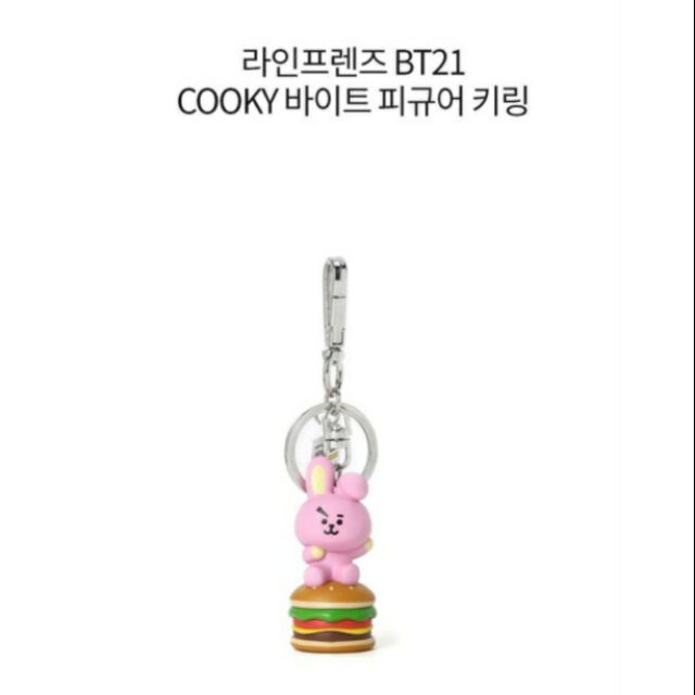 Móc khóa BT21 FIGURE KEYRING Food version