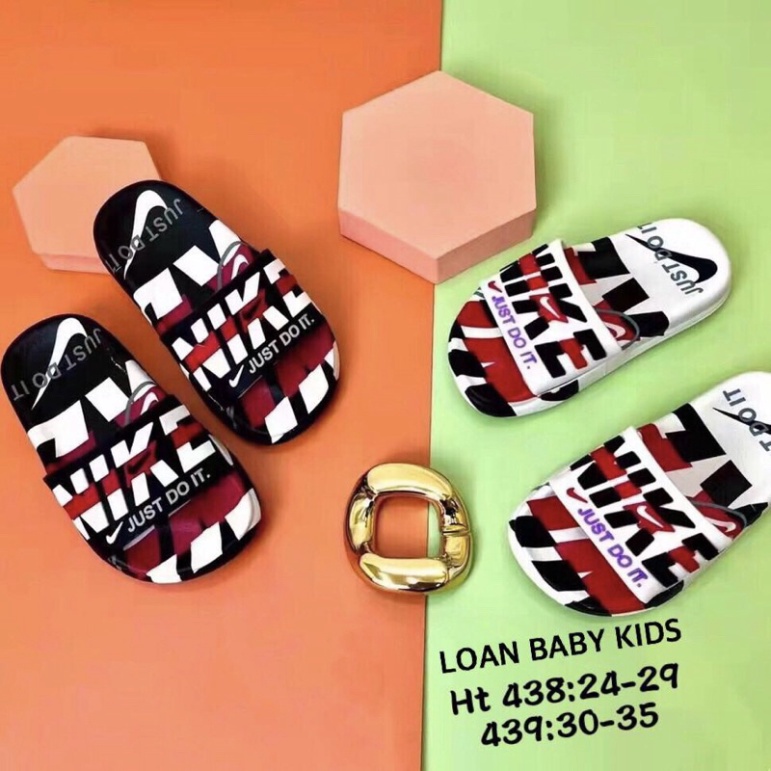 [Cực Chất]Dép lê NI.ke cho bé trai , bé gái hàng Quảng Châu Trung Quốc mềm êm size 25-35