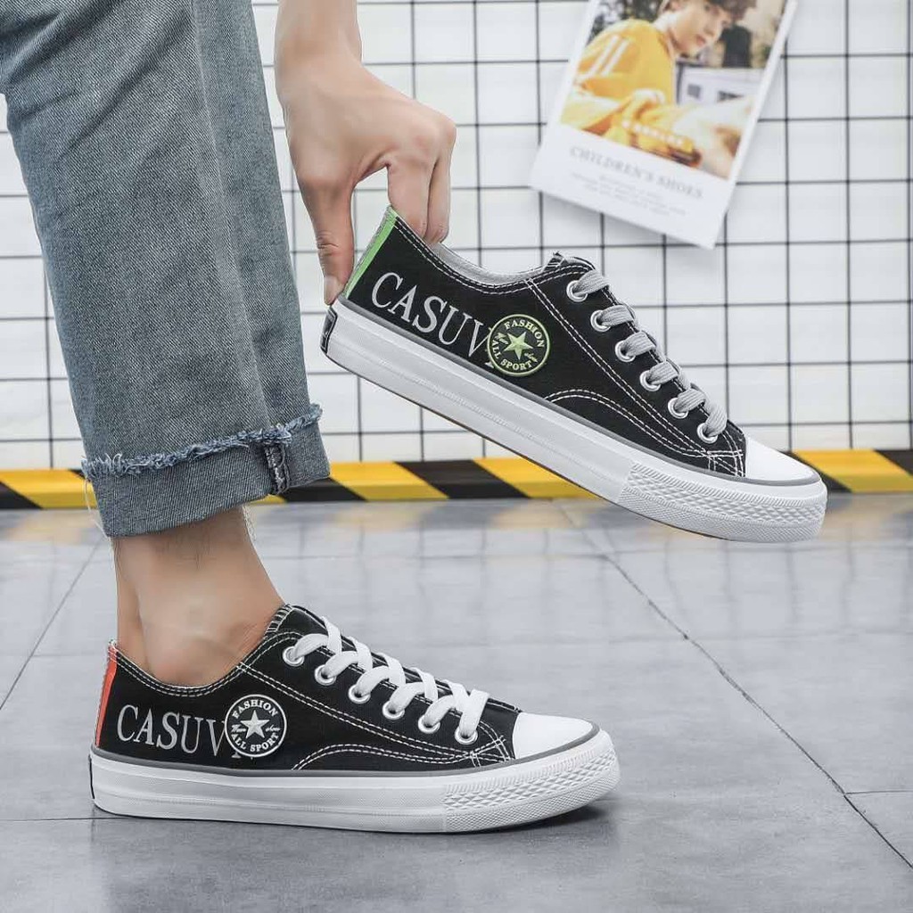 One Piece Canvas Xu hướng Graffiti Thông thường giày nam | BigBuy360 - bigbuy360.vn