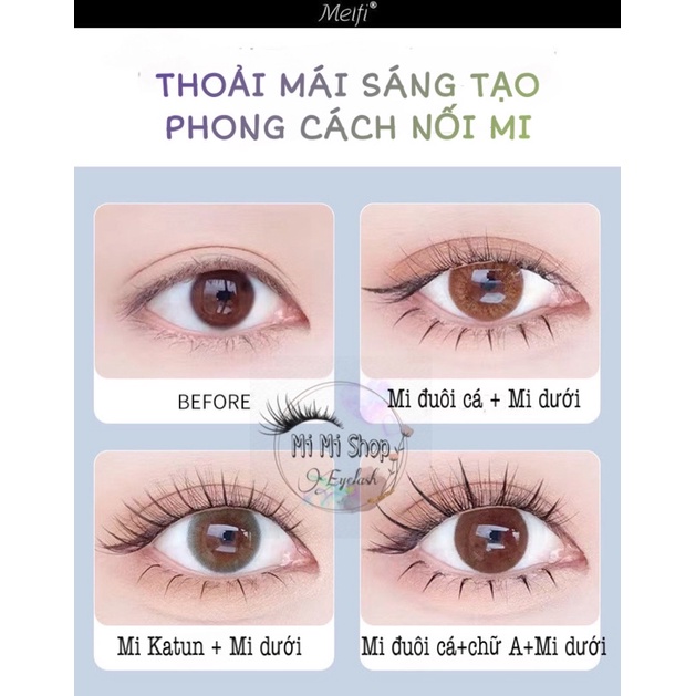 Lông mi giả các loại siêu mềm mại tự nhiên, chất lượng cao cấp