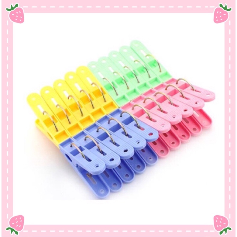 Kẹp Phơi Quần Áo Thuận Hưng Bằng Nhựa Tiện Lợi Nhiều Màu
