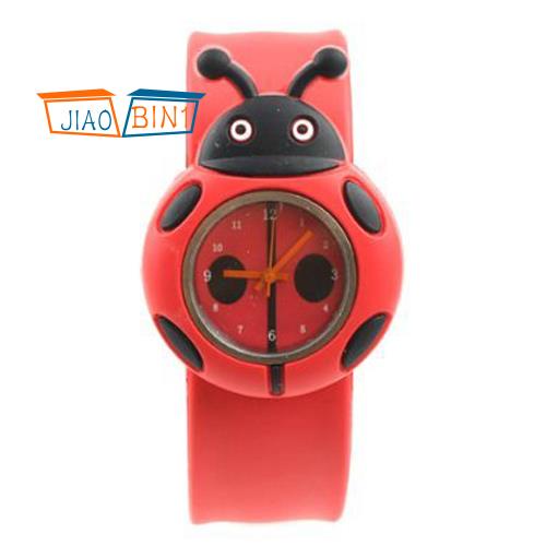 Đồng hồ đeo tay hình bọ rùa hoạt hình dễ thương cho bé