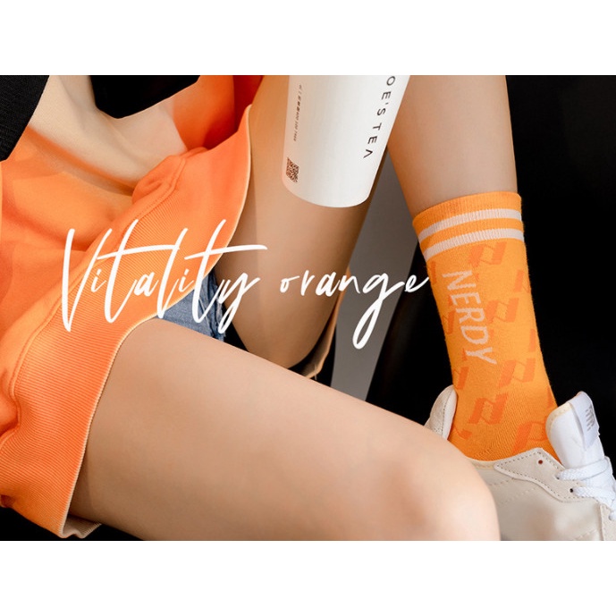 Vớ Tất NERDY cao cổ Nam Nữ phong cách thể thao, trẻ trung, năng động.