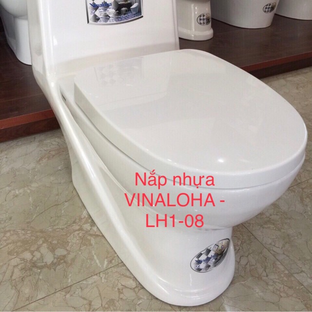 NẮP NHỰA BÀN CẦU VINALOHA LH1-08 ỐC INOX - CAM KẾT SẢN PHẨM ĐÚNG NHƯ HÌNH ẢNH