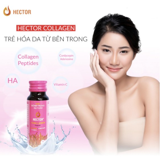  Chai Đông trùng hạ thảo Hector Collagen| Hỗ trợ sinh lý Nam nữ| Tăng cường nội tiết tố