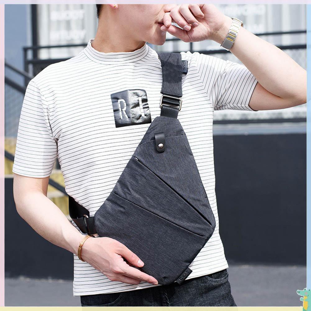 Ready Men Anti-Theft Chest Bag Casual Outdoor Riding Pack Messenger Bag