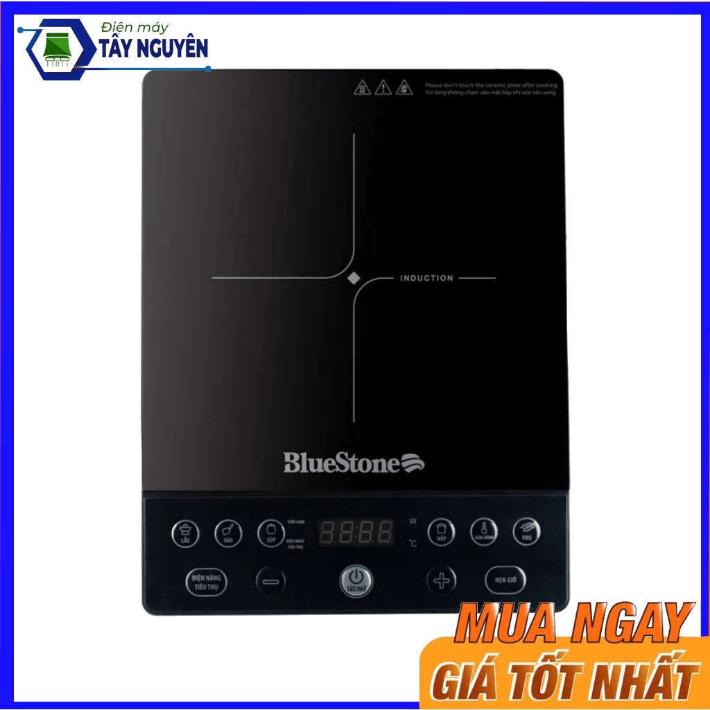 Bếp Từ Đơn BlueStone ICB-6610 (2000W - Tặng nồi lẩu) - Nút bấm cơ vật lý - Hàng mới