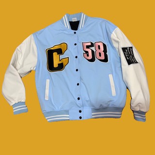ÁO KHOÁC BA LỚP VARSITY CAVALIERS Freesize