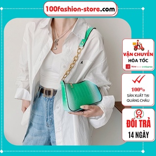 Túi Xách Nữ Kẹp Nách💖FREE SHIP💖Túi Cầm Tay- Đeo Vai Loan Màu Vân Cá Sấu Cao Cấp [Mẫu Mới 2021]