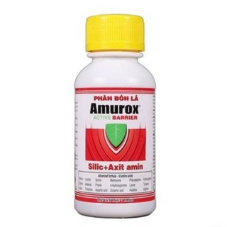 Phân bón lá sinh học amurox - bổ sung silic sio2 và 18 axit amin - 100ml