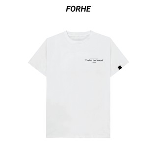 Áo phông cotton ngắn tay Unisex - Local Brand Forhe Vintage Basic FBT03