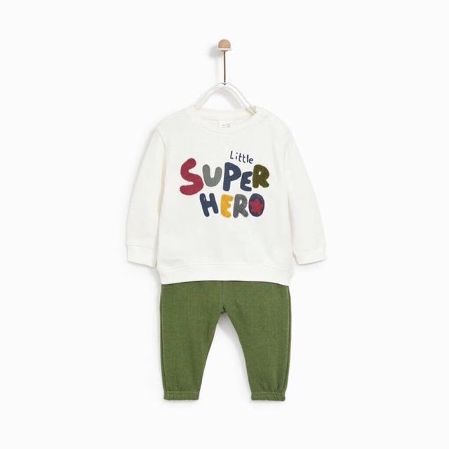 SET NỈ ZARA SUPER HERO NGÔI SAO NỔI CHO BÉ TRAI