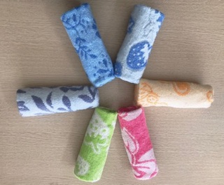 Combo 3 khăn mặt cotton dày, mịn, thấm hút nhanh