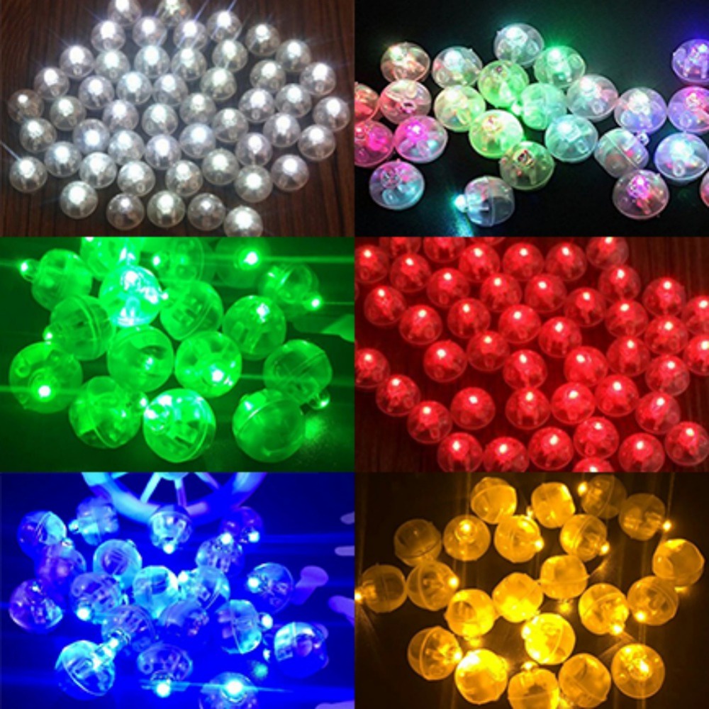 Set 5 Bong Bóng Có Đèn Led Trang Trí Tiệc