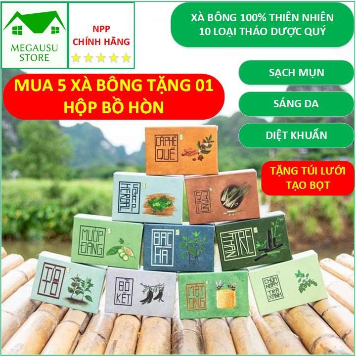 Xà Bông Sinh Dược Thiên Nhiên Đủ 10 loại