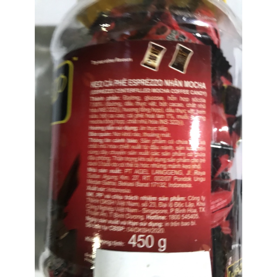 Kẹo Cà Phê Mocha Coffee Candy (Hủ 450g)