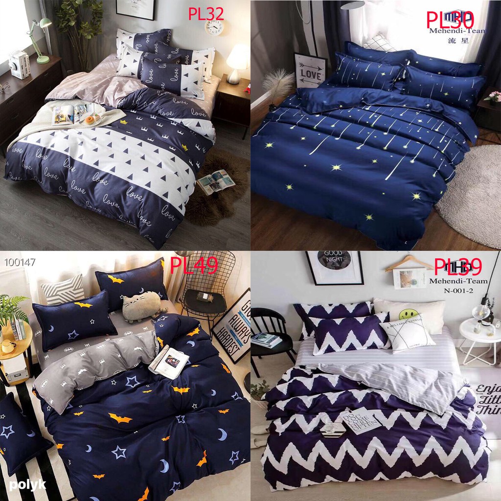 SET Vỏ CHĂN GA GỐI COTTON POLY NHẬP KHẨU SIÊU ĐẸP (nhắn shop để chọn mẫu ) | BigBuy360 - bigbuy360.vn