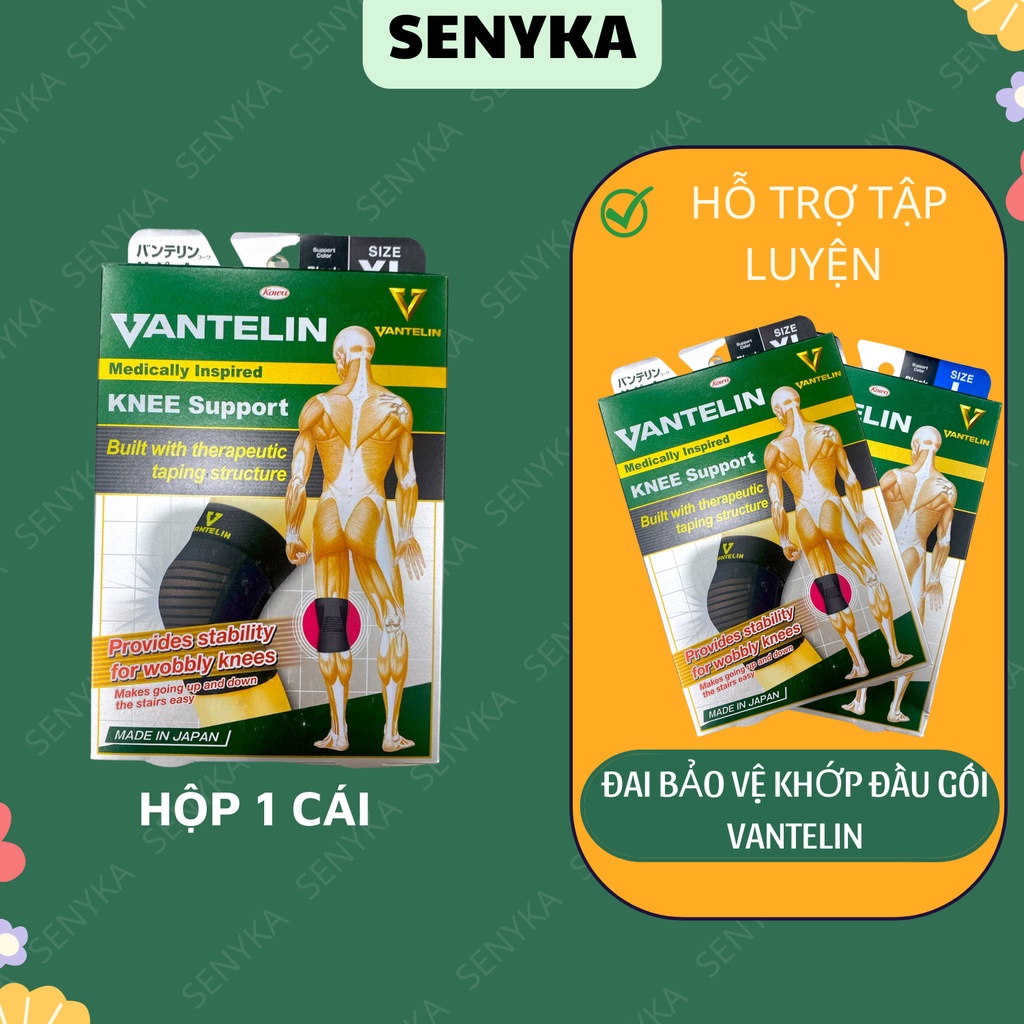 Đai Bảo Vệ Đầu Gối Vantelin Hỗ Trợ Chơi Thể Thao Và Đau Mỏi Khớp Gối_VDG