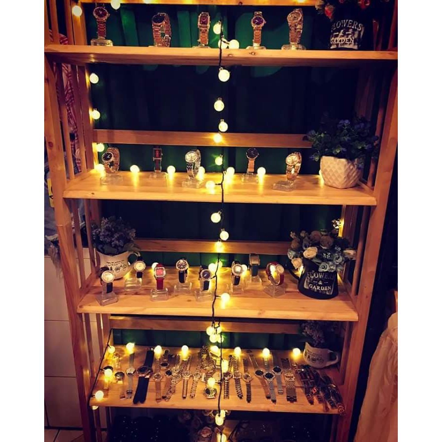 Đèn Led trang trí Bi Bọt Nước 10 Mét 50 Bóng Chống nước - Dây Đèn Trang Trí quán cafe, nhà hàng, decor phòng
