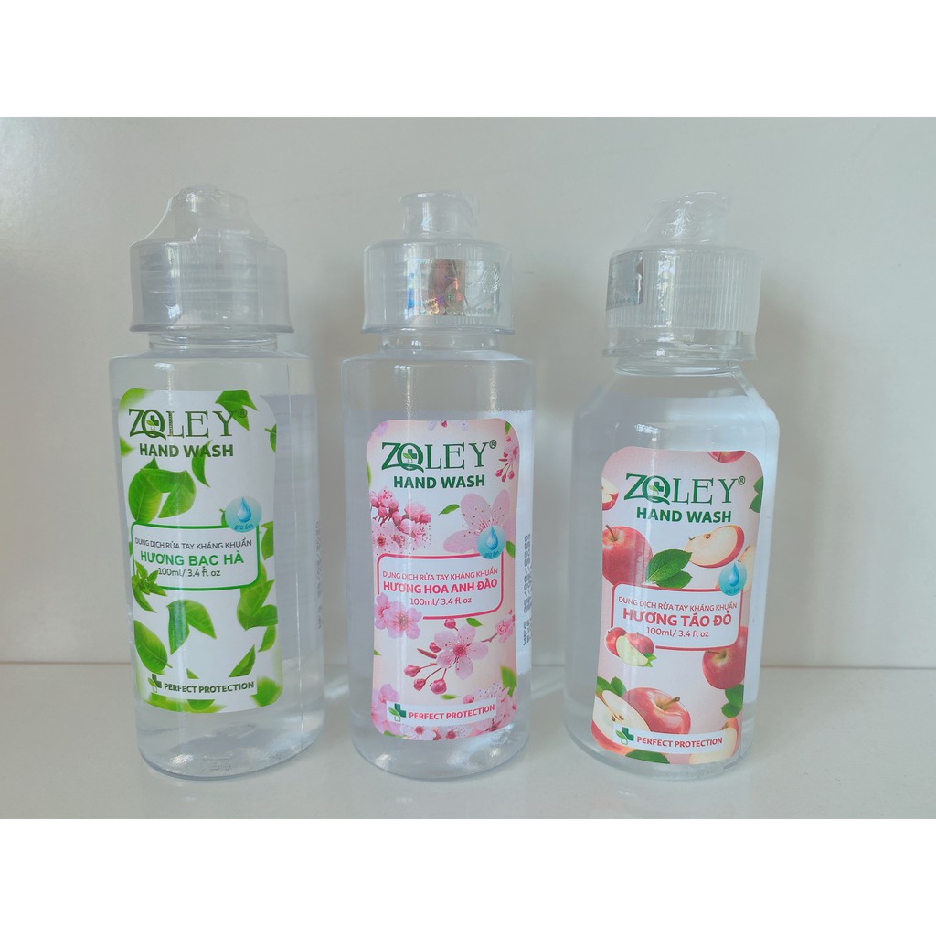 Nước Rửa Tay Khô Zoley 100ml Kháng Khuẩn