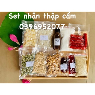 Set nguyên liệu nhân bánh trung thu thập cẩm- Không mỡ đường