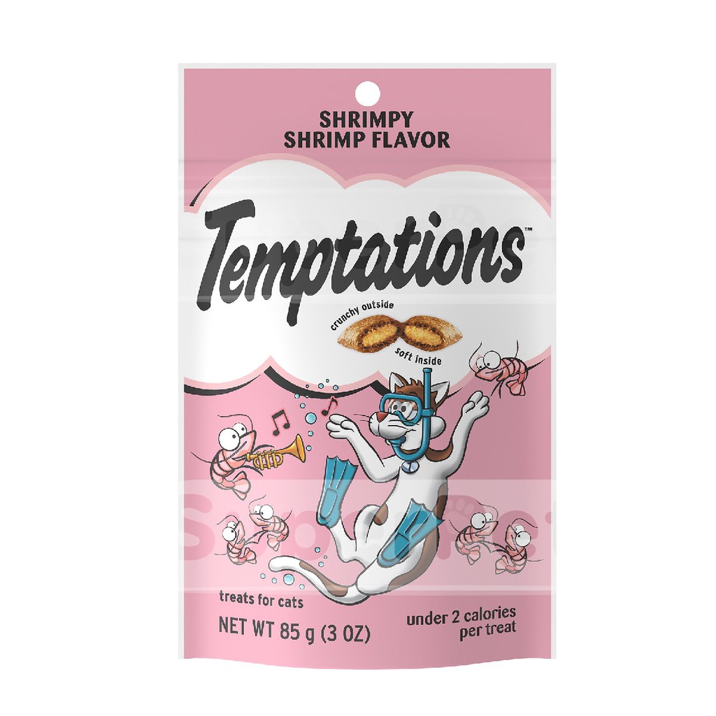 Bánh thưởng Cho Mèo Temptation Vị Tôm Hấp Temptations Shrimpy Shrimp Flavor Cat Treat