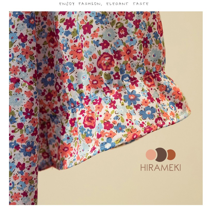 ÁO LỬNG HOA NHÍ CỔ VUÔNG PHONG CÁCH MÙA XUÂN TỪ 60-120KG - A110