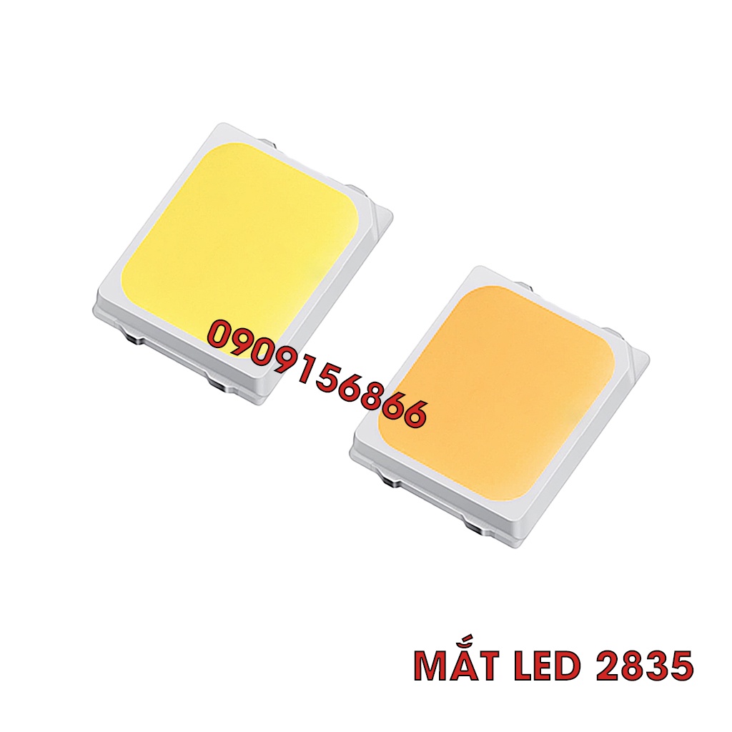 Mắt led 2835 (100 mắt led / 1 vỉ), Điện 3V 6V 9V