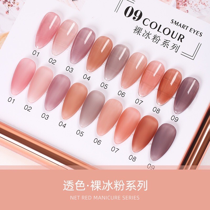 AIFER Sét Sơn gel thạch 9 chai màu !