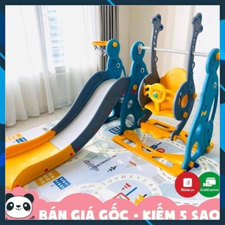 FREESHIP !!! Cầu trượt xích đu hải cẩu HONPER / HOLLA cho bé màu xanh lá