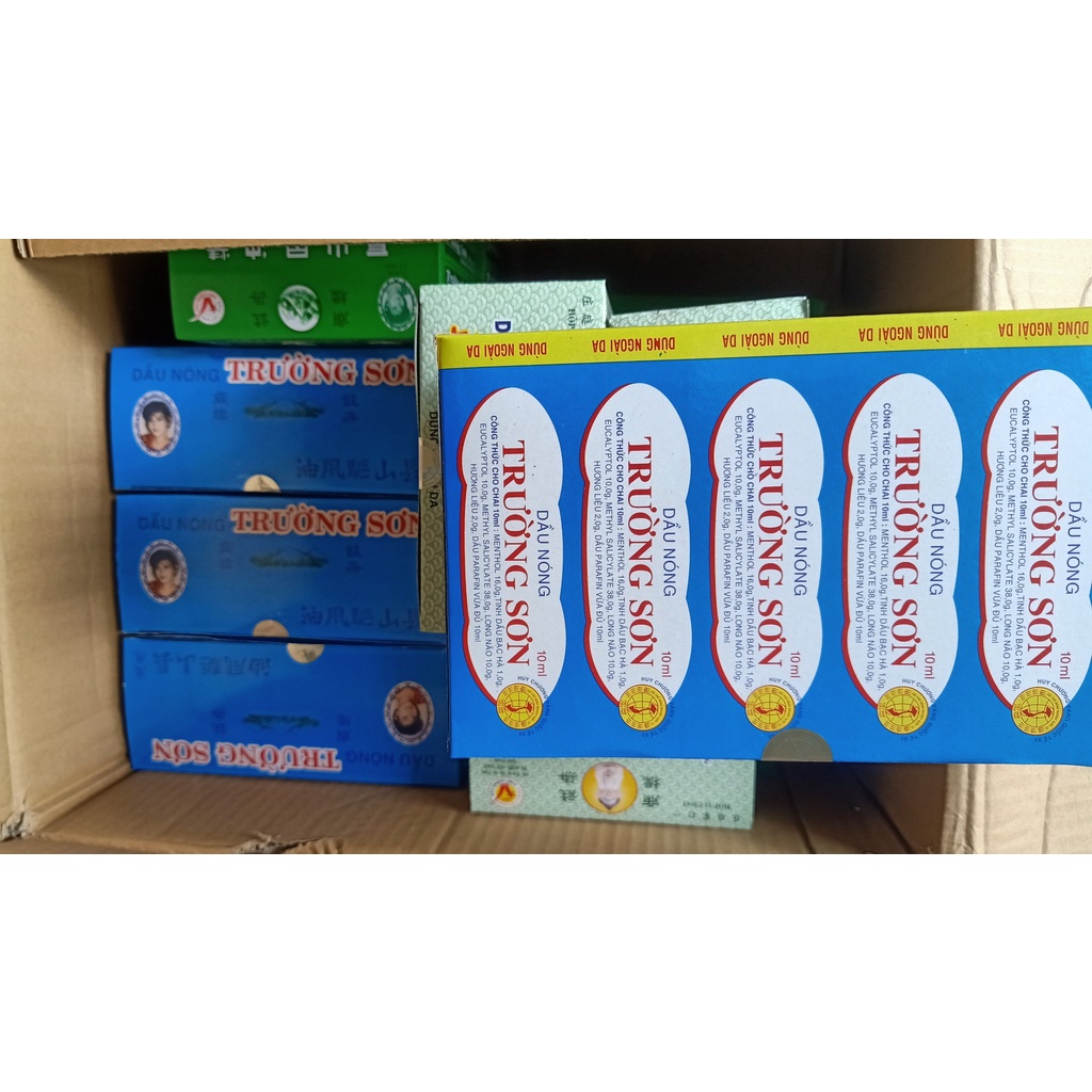 1 hộp 5 chai DẦU NÓNG TRƯỜNG SƠN 10ml