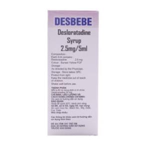 Desbebe thuốc chống dị ứng cho trẻ lọ 60ml