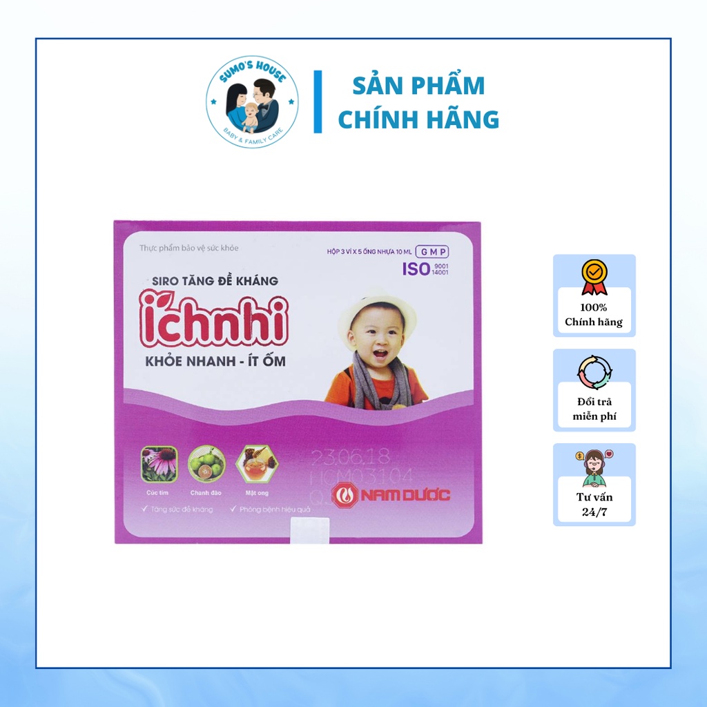 Siro Tăng Đề Kháng Ích Nhi (15 ống x 10ml)