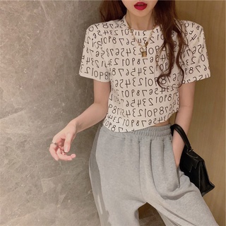 SUXI Áo Thun Tay Ngắn In Họa Tiết Thiết Kế Mới Thời Trang Mùa Hè Cho Nữ