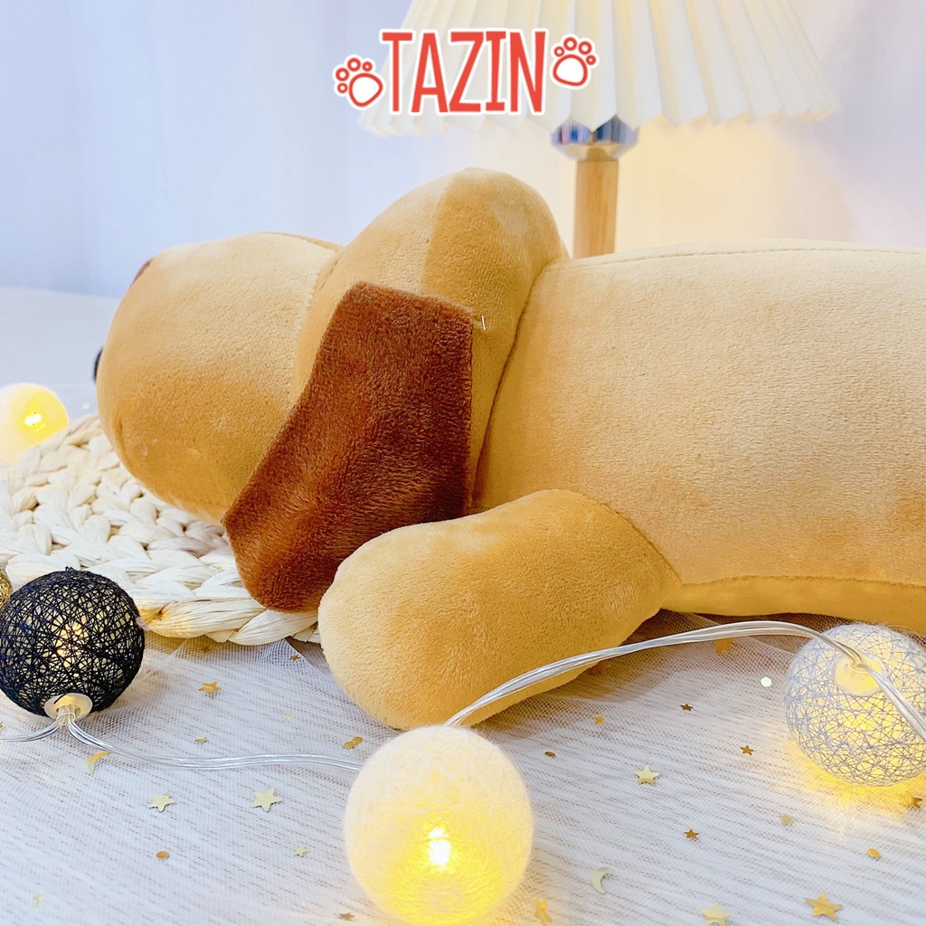 Gấu bông chó mũi tim mini cho bé, gối ôm chó bông nhỏ xinh cute đáng yêu cao cấp Tazin