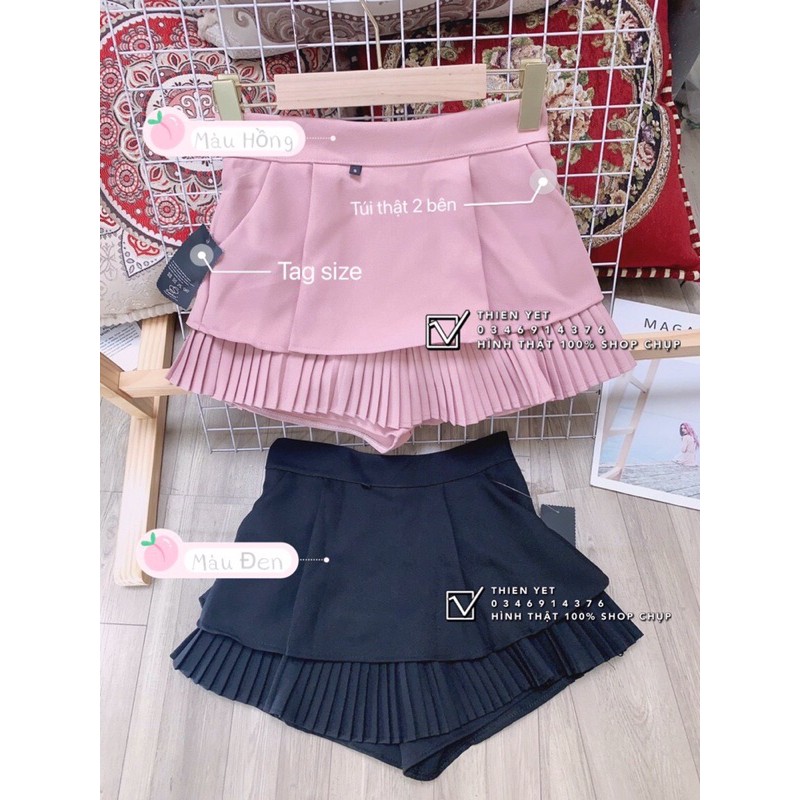 Chân váy xếp ly tầng kèm ảnh thật | BigBuy360 - bigbuy360.vn