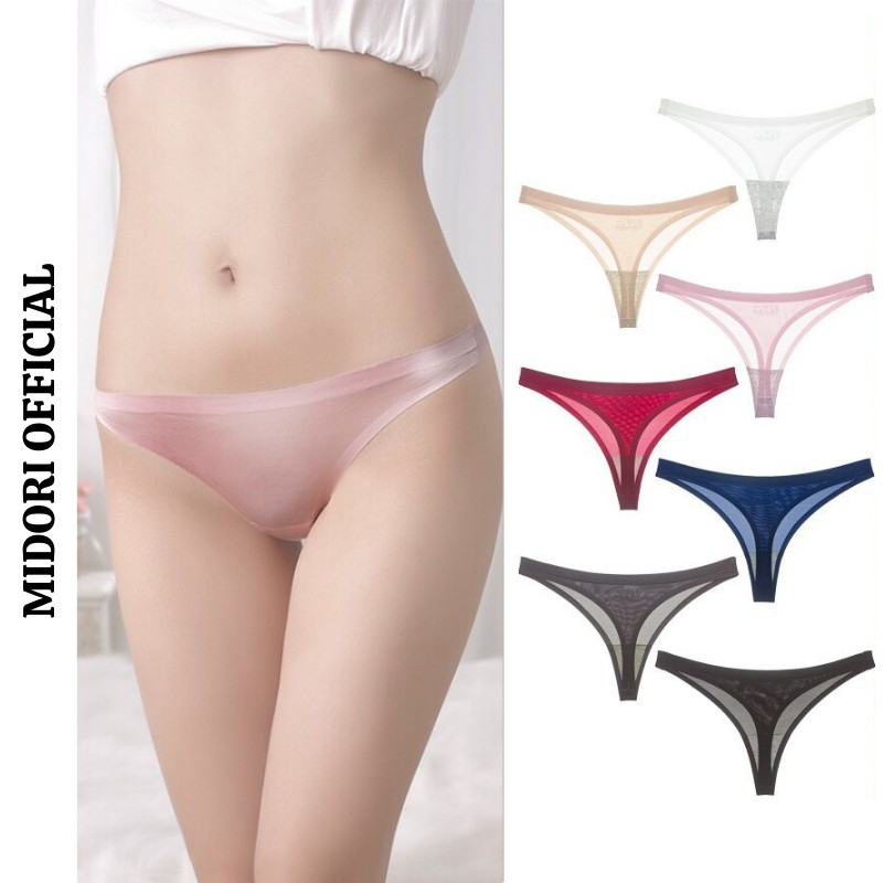 Quần lọt khe MIDORI Quần lót nữ đúc su mỏng mịn cao cấp LK01