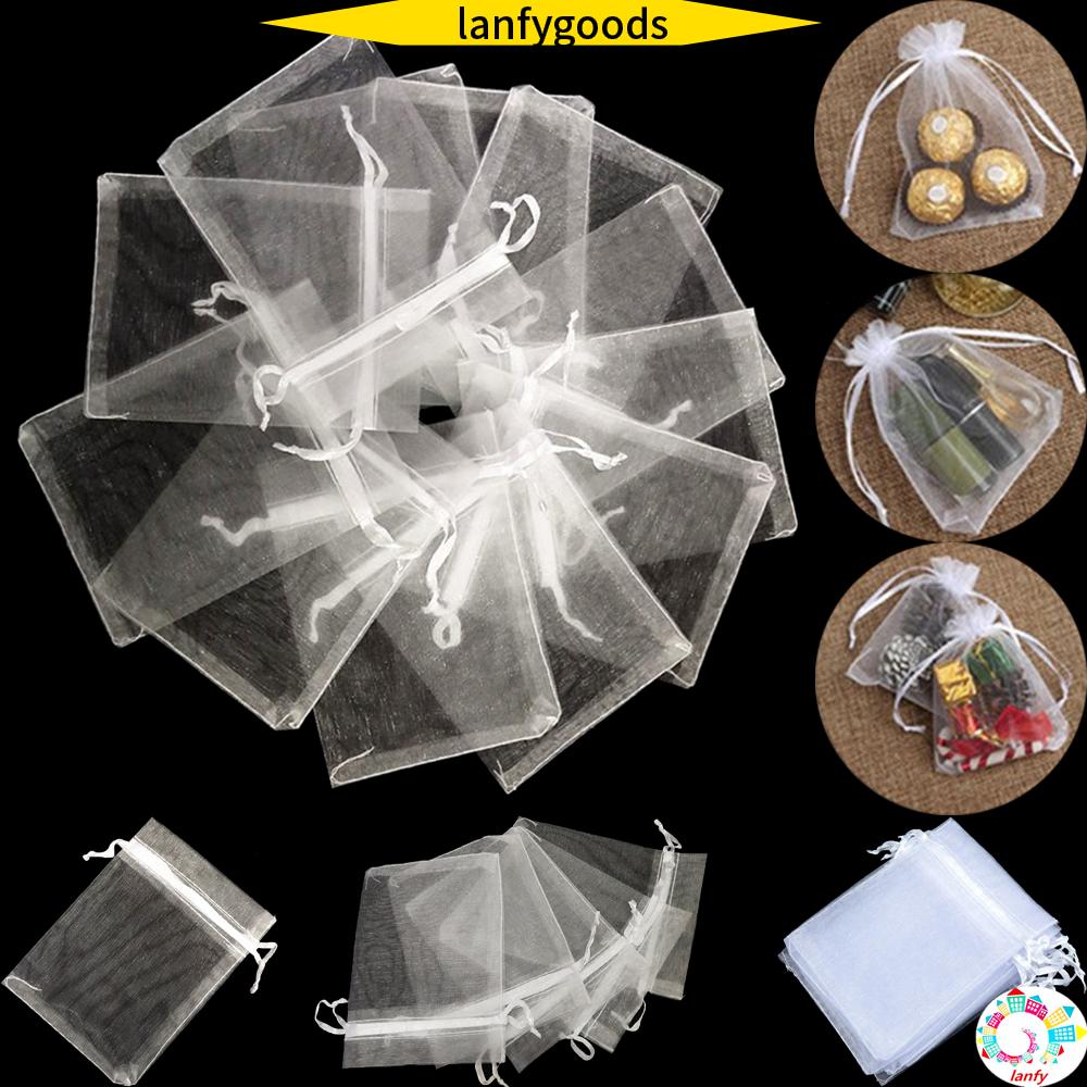 Bộ 25 / 50 túi đựng quà, kẹo, trang sức đa năng thích hợp cho đám cưới | BigBuy360 - bigbuy360.vn