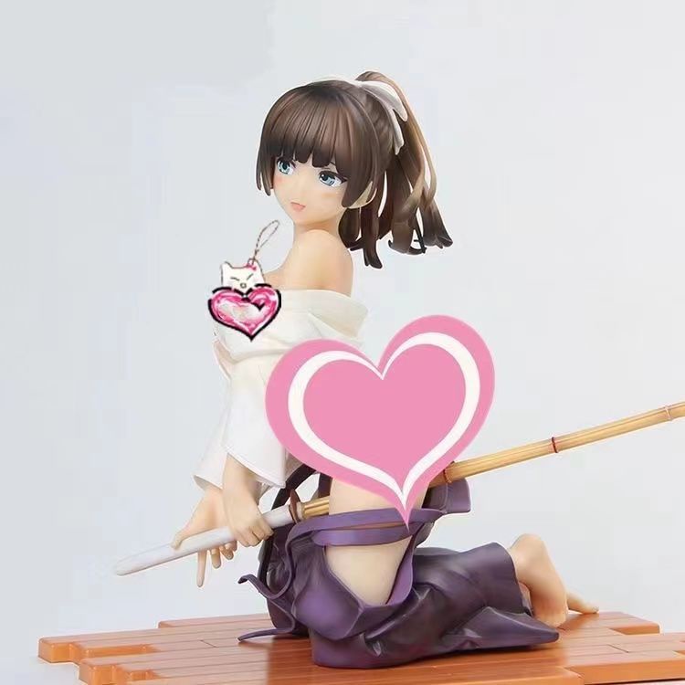 Mô Hình Nhân Vật Kendo Girl Saionji Nadeko 3d Bằng Pvc Mềm Có Thể Tháo Rời 16cm